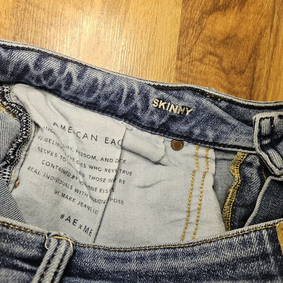 American Eagle Jeans Mens 34x34 Blue Denim Athletic Next Level Airflex - Picture 9 of 13